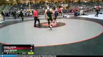170 lbs Finals (8 Team) - Ethan Spencer, 4A Sweet Home vs MyKail Foster, 4A La Grande