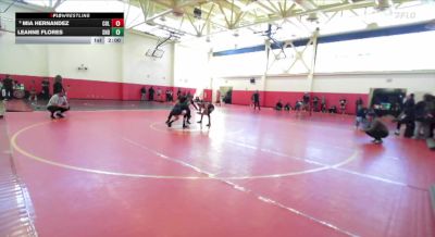 100 lbs Champ. Round 1 - Mia Hernandez, Colony vs Leanne Flores, San Dimas