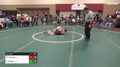 95 lbs Rr Rnd 5 - Matthew Henrich, Dynasty Veritas(NJ) vs Symon Sadler, Young Guns (PA)