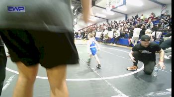 37 lbs Round Of 16 - Samuel Kimsey, Skiatook Youth Wrestling vs Flint Fields, Tiger Trained Wrestling