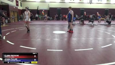 14U-10 lbs Round 1 - Clark Fritsche, Prairie Du Chien vs Ayden Fuller, Western Dubuque Bobcats