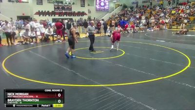 190 lbs 2nd Wrestleback (16 Team) - Nick Morgan, Holy Innocents Episcopal vs Brayden Thornton, Chestatee