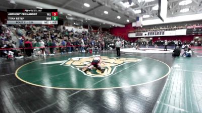 126 lbs Champ. Round 1 - Titan Estep, Windsor vs Anthony Fernandez, Vallejo