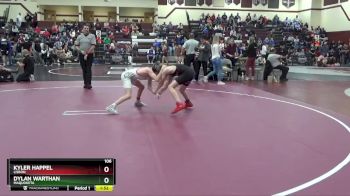 106 lbs Cons. Round 1 - Dylan Warthan, Maquoketa vs Kyler Happel, Lisbon