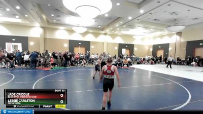 110+ Quarterfinal - Jade Criddle, Bear River Wrestling Club vs Lessie Carlston, Top Of Utah