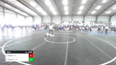 46 lbs 3rd Place - Tillman Taylor, Desert Dogs WC vs Kashton Kaylor, Team Aggresion