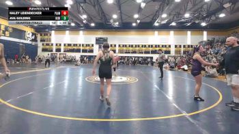 142 lbs Quarterfinal - Josephine Dollman, Norwin vs Brynn Bosack, Pine-Richland