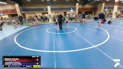 56 lbs Round 3 - Bexar Taylor, Spartan Mat Club vs Andrew Duvall, Rockwall Training Center
