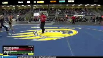 106 lbs Quarterfinals (8 Team) - River Sandstrom, 4A Philomath vs Benjamin Dinan, 4A Banks