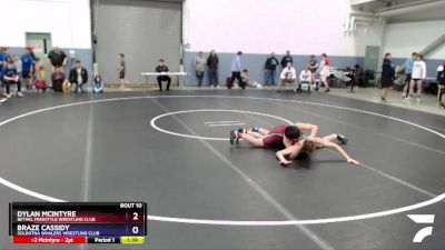 132 lbs Round 1 - Dylan McIntyre, Bethel Freestyle Wrestling Club vs Braze Cassidy, Soldotna Whalers Wrestling Club