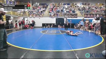 64 lbs Semifinal - Bree Johnson, Standfast vs Ben Bartel, Bartlesville Wrestling Club