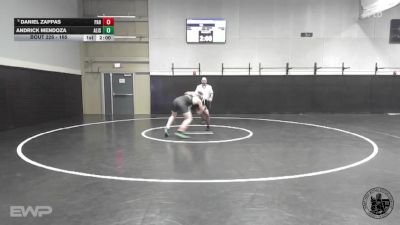 165 lbs Champ. Round 1 - Daniel Zappas, Palo Alto Hs vs Andrick Mendoza, Alisal