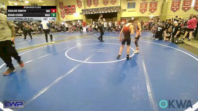 70 lbs Consi Of 8 #1 - Sailor Smith, Bartlesville Wrestling Club vs Evan Corn, Wagoner Takedown Club