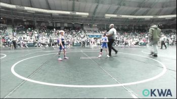 64 lbs Round Of 16 - Liam Boggs, Choctaw Ironman Youth Wrestling vs Kaden Findley, Blue Devil Wrestling