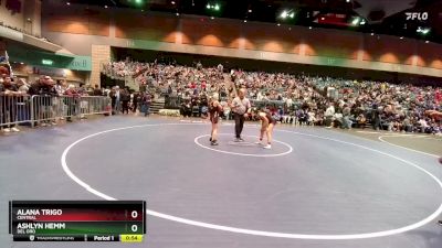 110 lbs Cons. Round 6 - Alana Trigo, Central vs Ashlyn Hemm, Del Oro