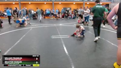 50 lbs Cons. Round 2 - Braxton Haigler, Cobra Wrestling Club vs William Franklin, Grizzlies Wrestling Club