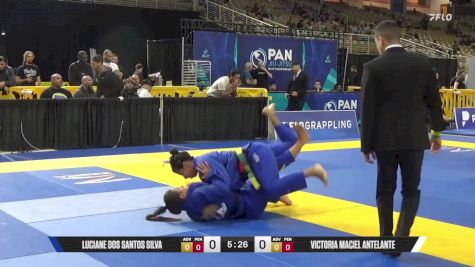 Victoria Maciel Antelante vs Luciane Dos Santos Silva 2025 Pan Jiu Jitsu IBJJF Championship