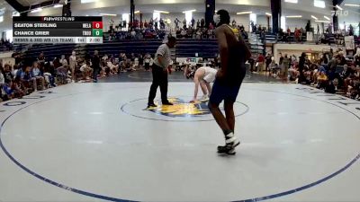 157 lbs Semis & 3rd Wb (16 Team) - Chance Grier, Troup vs Seaton Sterling, West Laurens