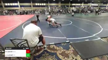 116 lbs Quarterfinal - Ryan Carroll, Granite WC vs James Luttrell, 505 Wc