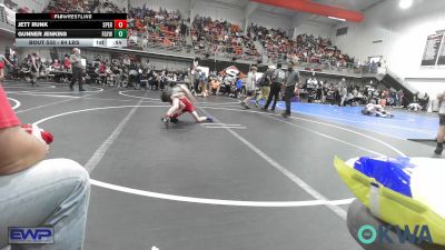 64 lbs Consi Of 8 #2 - Jett Runk, Sperry Wrestling Club vs Gunner Jenkins, Fort Gibson Youth Wrestling