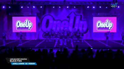 Carolina Spirit Athletics - Black Fins [2025 L2 Junior - D2 - Medium Day 2] 2025 One Up Grand Nationals