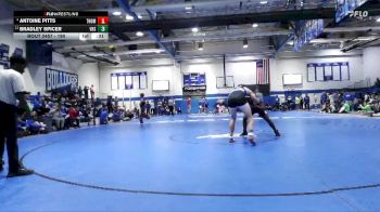190 lbs 3rd Place Match - Bradley Spicer, Vancleave High School vs Antoine Pitts, Thomasville HS