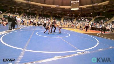 58 lbs Round Of 16 - Kysen Morgan, Fort Gibson Youth Wrestling vs Brian Smith, Sperry Wrestling Club