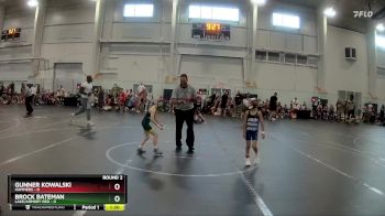 48 lbs Round 2 (6 Team) - Brock Bateman, Lake/Armory Red vs Gunner Kowalski, Hammers