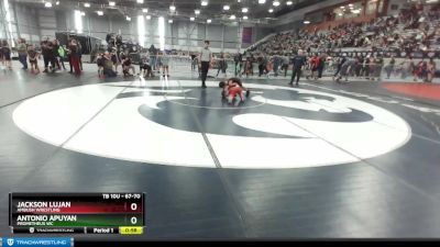 67-70 lbs Round 3 - Antonio Apuyan, Prometheus WC vs Jackson Lujan, Ambush Wrestling