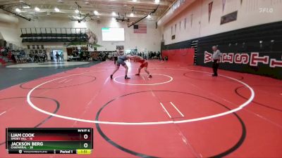 190 lbs Round 3 (4 Team) - Liam Cook, Smoky Hill vs Jackson Berg, Chaparral