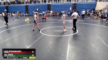 106 lbs Round 3 - Jack Sponenburgh, Kearney vs Zac Snow, Lincoln Southwest