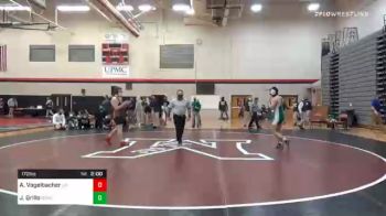 172 lbs Semifinal - Andrew Vogelbacher, J P McCaskey vs Joel Grillo, Donegal