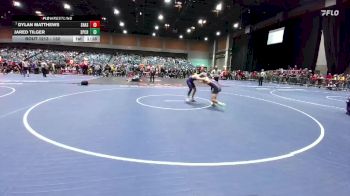 132 lbs Champ. Round 3 - Dylan Matthews, Shasta vs Jared Tilger, Spring Creek