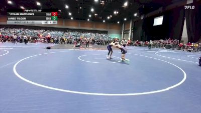132 lbs Champ. Round 3 - Dylan Matthews, Shasta vs Jared Tilger, Spring Creek