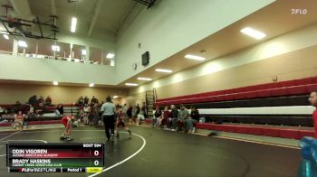 84 lbs Cons. Round 1 - Odin Vigoren, Ascend Wrestling Academy vs Brady Haskins, Cherry Creek Wrestling Club