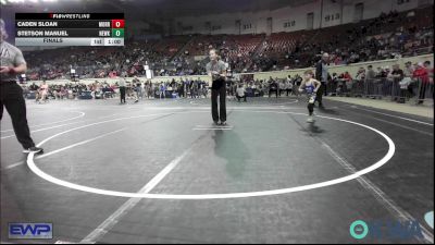 46 lbs Final - Caden Sloan, Morrison Takedown Club vs Stetson Manuel, Newkirk Takedown Club