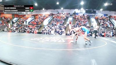 106 lbs Semifinals (8 Team) - Blake Hensen, Dundee vs Dakota Harmer, Lake Odessa Lakewood