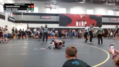 60 lbs Round 3 - Waylon Lawson, Eastside Youth Wrestling vs Brody Purvis, White Knoll Wrestling Club