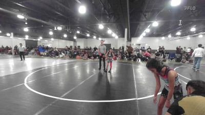 58 lbs Consolation - Maribel Maestas, Lockjaw WC vs Makenzie Santiago, Top Rank