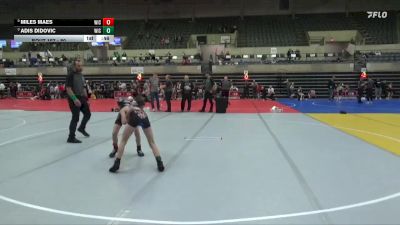 80 lbs 3rd Place Match - Miles Maes, Mollitium vs Adis Didovic, Anoka Youth Wrestling