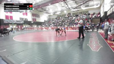 125 lbs Cons. Round 2 - Jordyn Johnson, Estancia vs Natalia Herrera, Fillmore