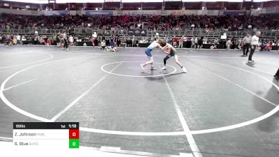 85 lbs Consolation - Zander Johnson, Purler Wrestling vs Sawyer Blue, SlyFox Wrestling Academy