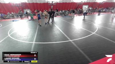 94 lbs Round 5 - Isaac Hermanson, X-Factor Elite Wrestling vs Landen Bogard, Askren Wrestling Academy