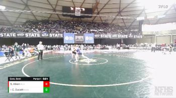 3A 150 lbs Cons. Semi - Colby Ducatt, Bonney Lake vs Samuel Aiken, Silas