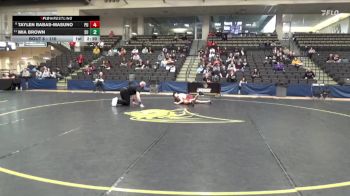 110 lbs Champ. Round 1 - Mia Brown, Schreiner University vs Taylen Babas-Masuno, Pacific University