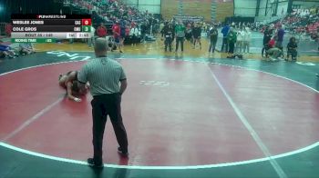 149 lbs Champ. Round 1 - Weslee Jones, Carl Albert vs Cole Gros, Central Methodist