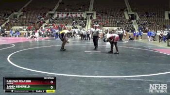 220 lbs Semifinal - Ramond Pearson, Saks Sr vs Zaden Benefield, Ranburne