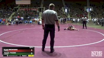 145 lbs Quarterfinal - Elias Browning, Central vs Maciej Paszek, Auburn