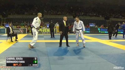 Bernardo Faria vs Gabriel Arges IBJJF Pan 2016 Absolute Division