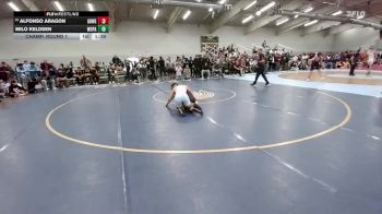 126 lbs Champ. Round 1 - Alfonso Aragon, Greeley West vs Milo Keldsen, Woodland Park